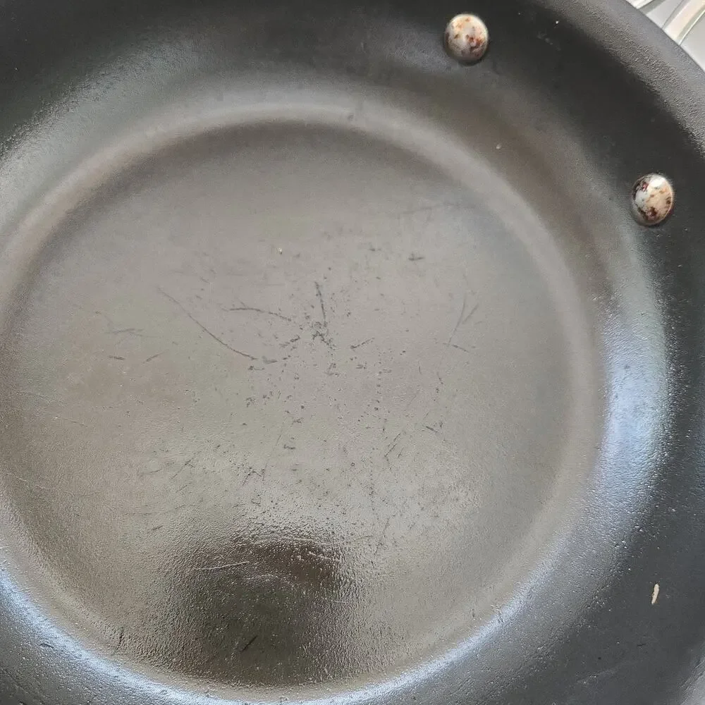 All Clad Metalcrafters 8 inch Non-Stick Sauté Pan Black Frying Pan Skillet